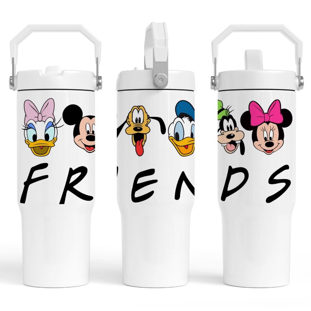 Personalized 30oz tumbler Disney Mickey,Friends Brand new double wall stainless